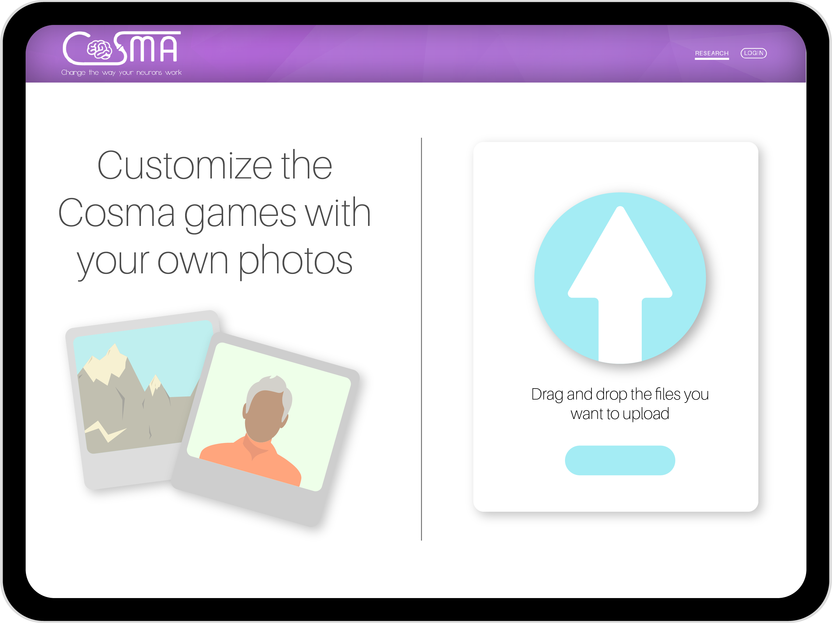 Personalise with photos